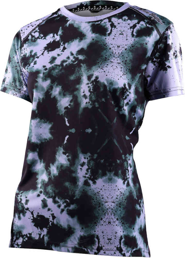Troy Lee Designs Lilium Watercolor Lilac Ladies Велоджерси с коротким рукавом