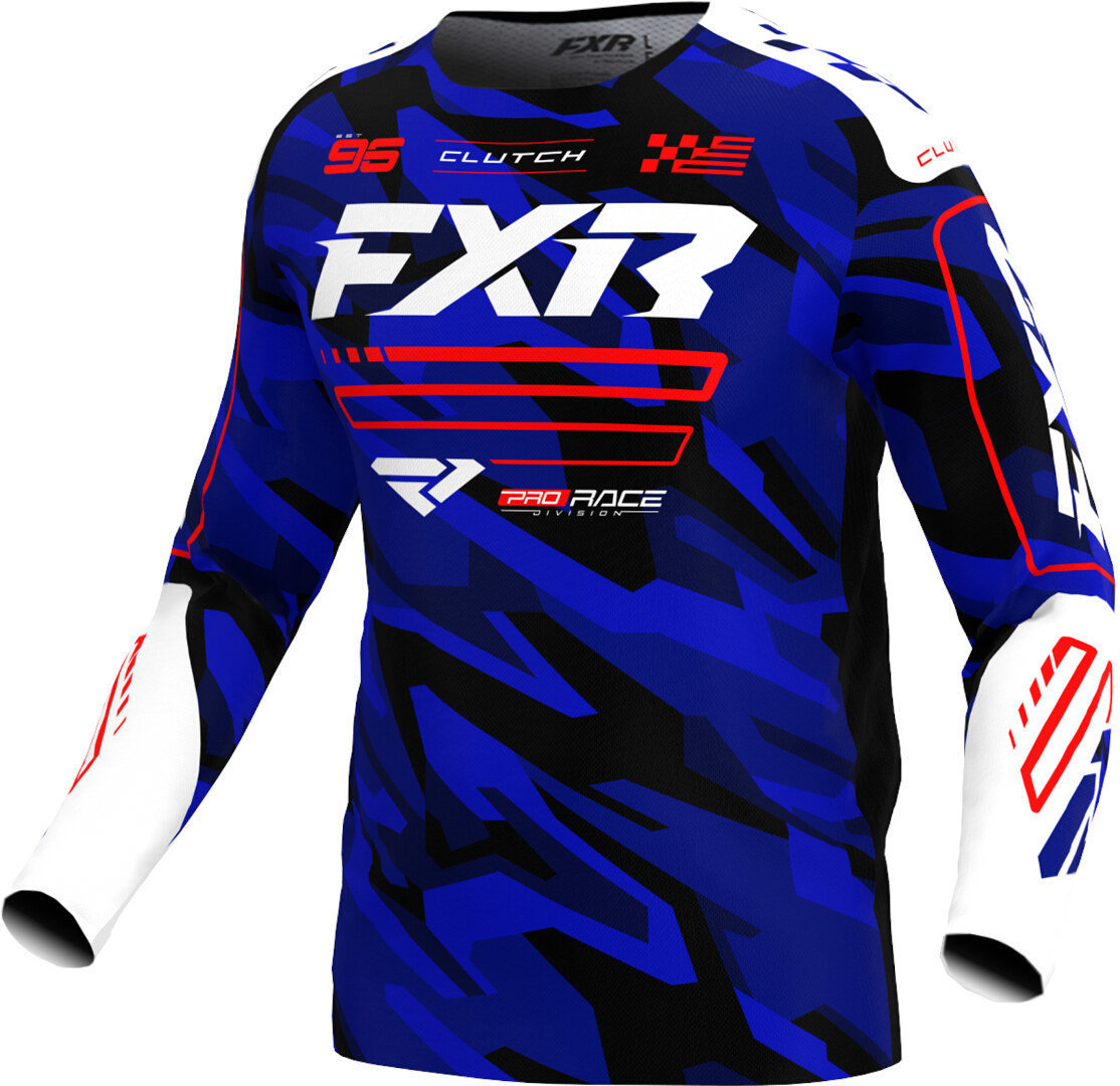 FXR Clutch 2025 Джерси для мотокросса Синий/Белый/Красный XXL 