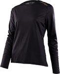 Troy Lee Designs Lilium Solid Black Ladies Велосипедный джерси