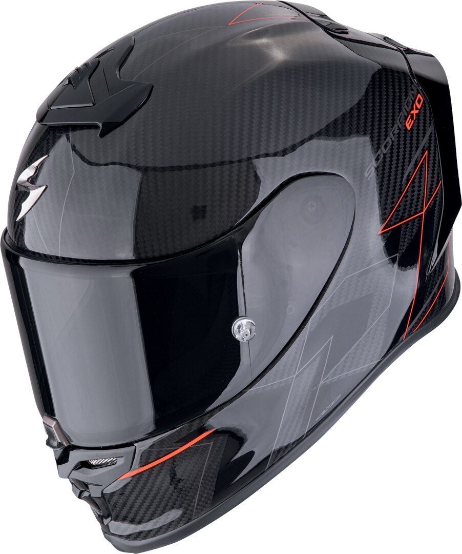 Scorpion EXO R1 Evo Carbon Air Cynergy Шлем Черный/Красный XS (53/54) 