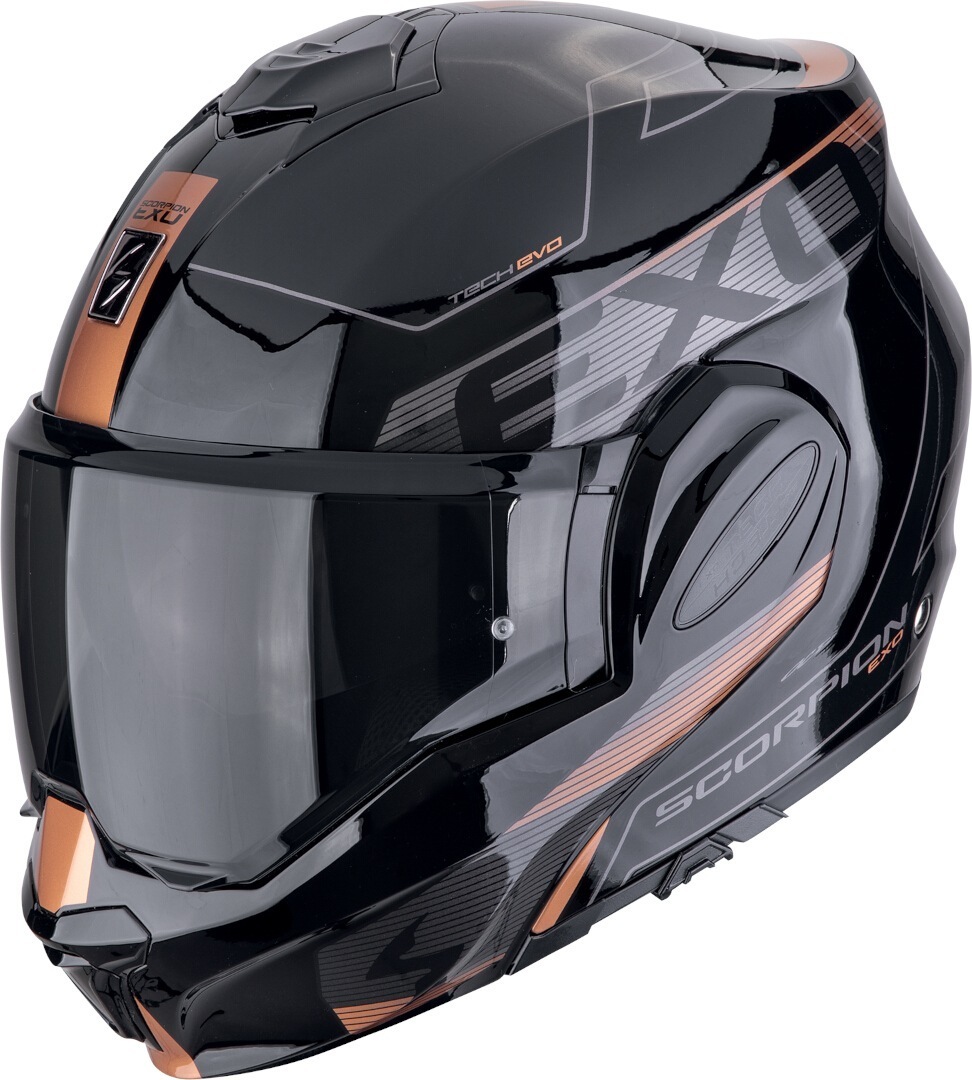 Scorpion EXO Tech Evo Traveller Шлем Черный/Бронзовый XXL (62/63) 