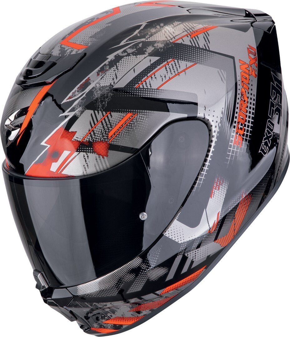 Scorpion EXO-391 Clutter Шлем Черный/Серый/Красный XS (53/54) 