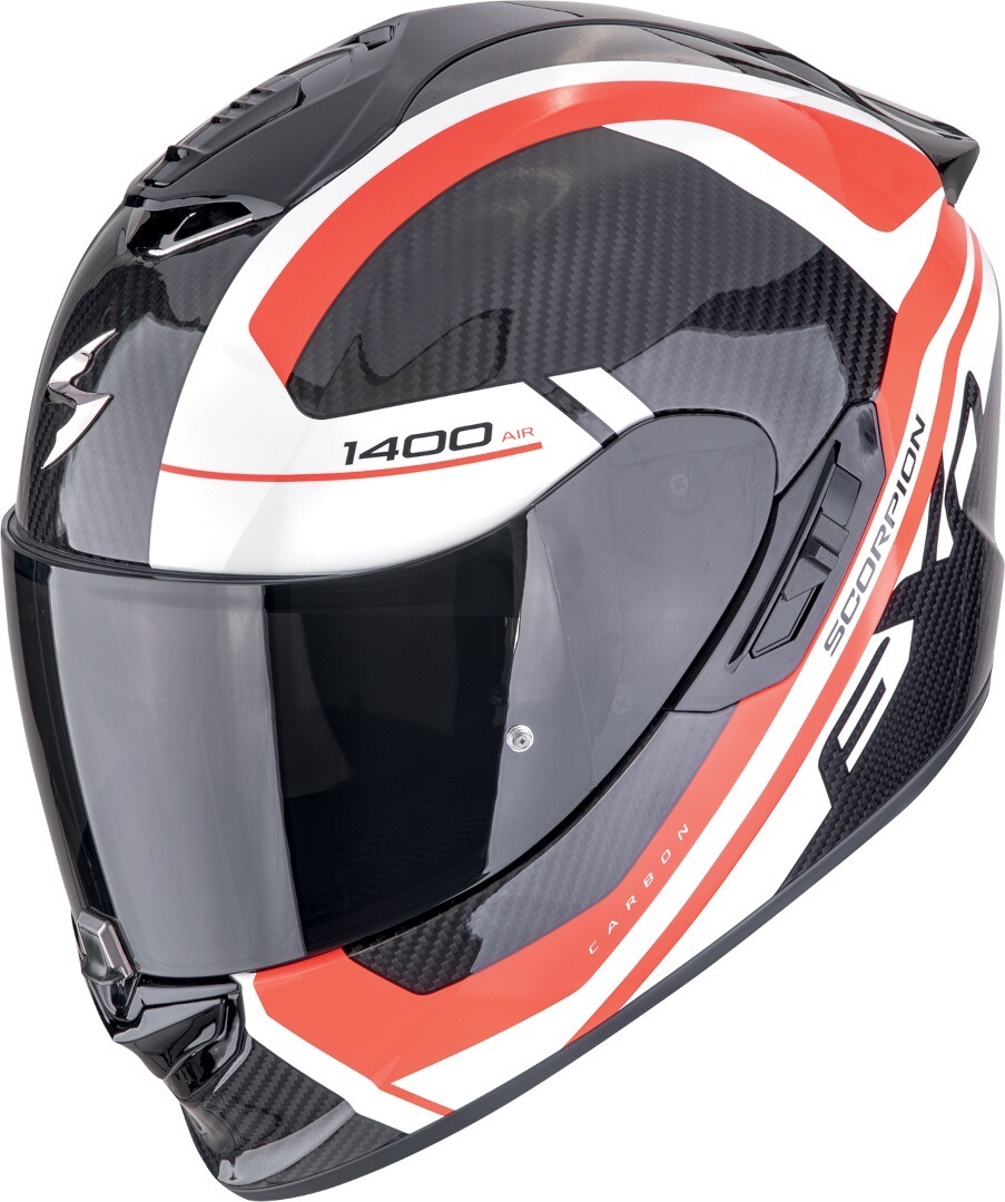 Scorpion EXO-1400 Evo II Carbon Air Enko Шлем Черный/Красный/Белый XS (53/54) 