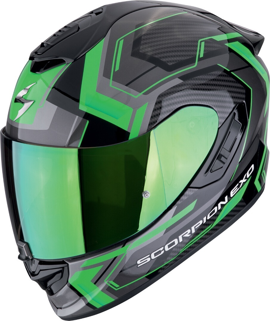 Scorpion EXO-1400 Evo II Air Linart Шлем Черный/Зеленый L (59/60) 