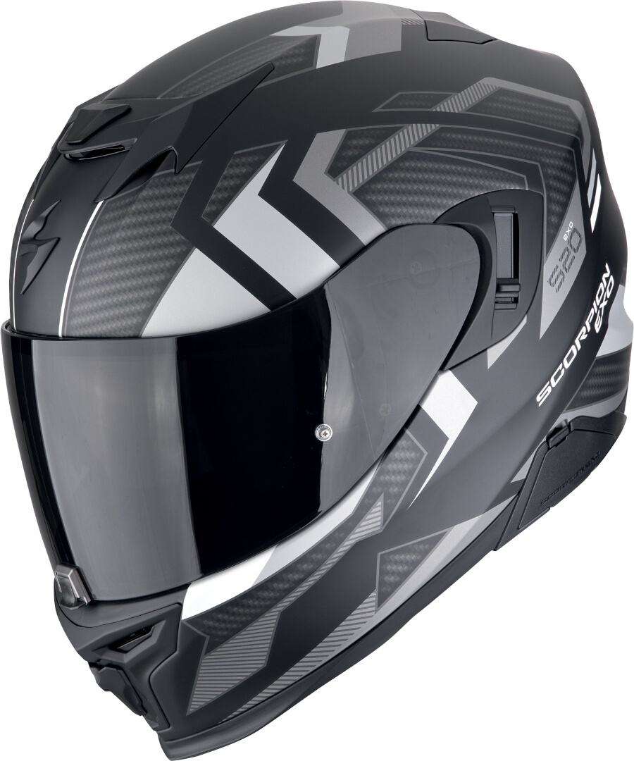 Scorpion EXO-520 Evo Air Sensus Шлем Черный матовый/Серебристый XS (53/54) 