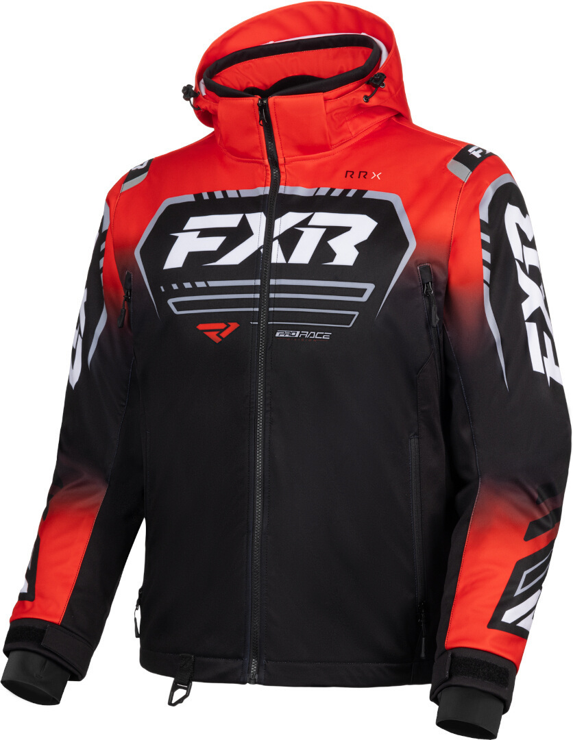 FXR RRX 2025 Veste de motocross imperméable, noir-blanc-rouge, taille M pour Hommes