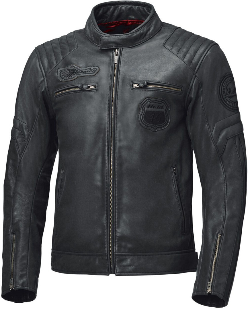 Held Baker 2 Blouson de moto en cuir, noir, taille 58 pour Hommes