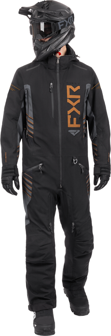 FXR Helium Lite 2025 Костюм для снегохода из 1 предмета Черный/бронза XXXL 