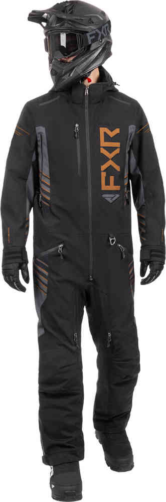 FXR Helium Lite 2025 Костюм для снегохода из 1 предмета Черный/бронза XS 