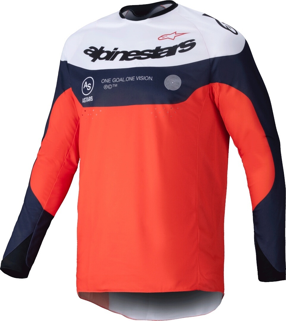 Alpinestars Pro-Dura Джерси для мотокросса Синий/Оранжевый S 