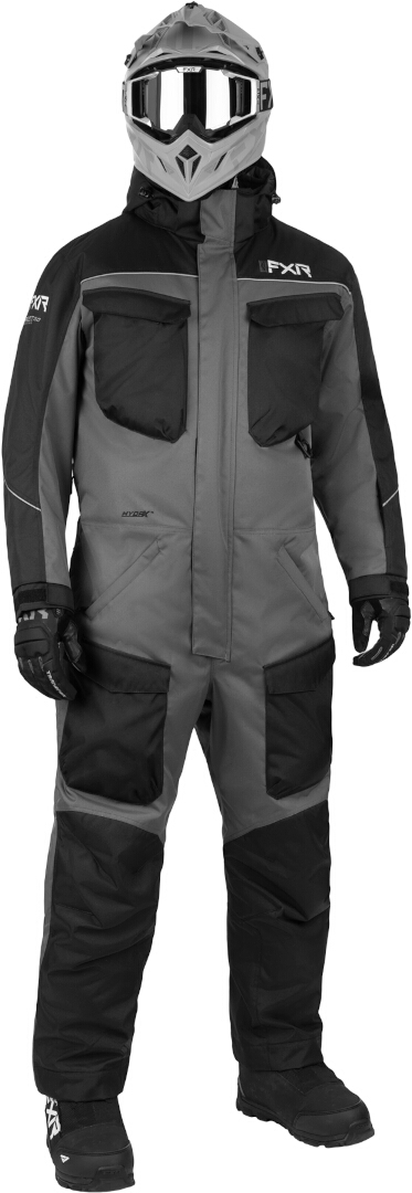 FXR Excursion 2025 Combinaison de motoneige 1 pièce, noir-gris, taille L pour Hommes