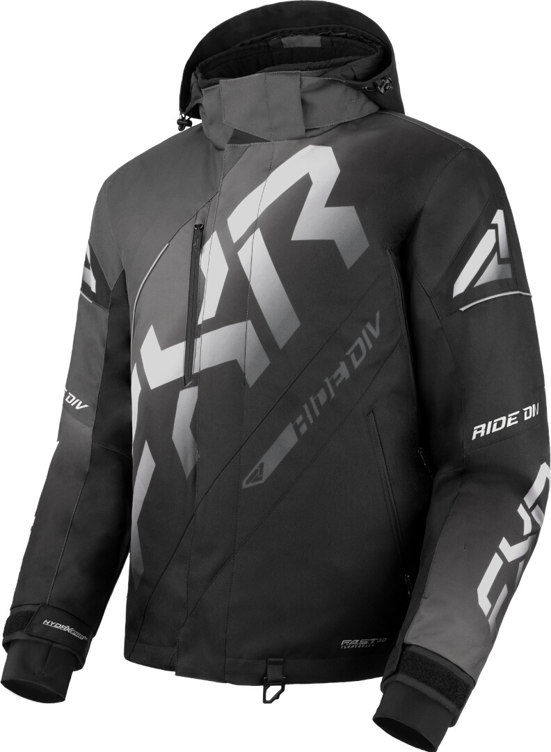 FXR CX 2025 Snowmobile Jacket, black-grey, Size S for Men-image-384064093