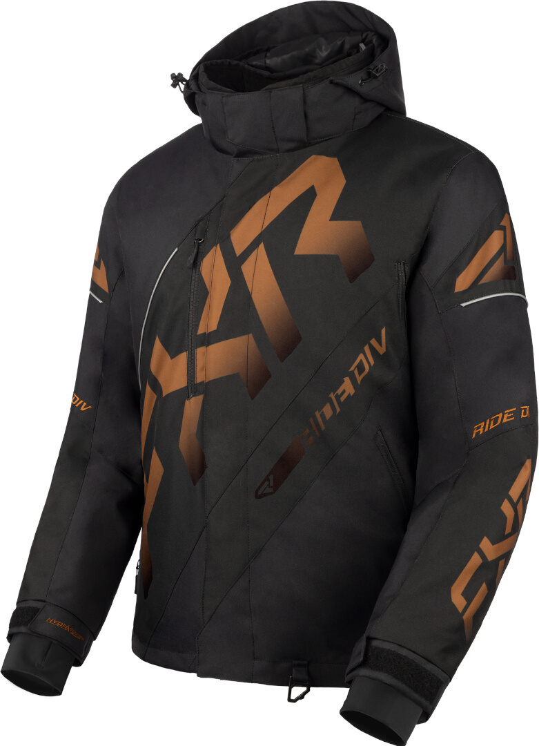FXR CX 2025 Snowmobile Jacket, black-brown, Size 3XL for Men-image-384063902