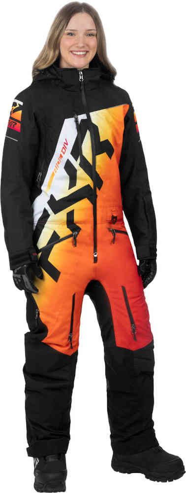 FXR CX F.A.S.T. Insulated Sunrise Женский цельный костюм для снегохода