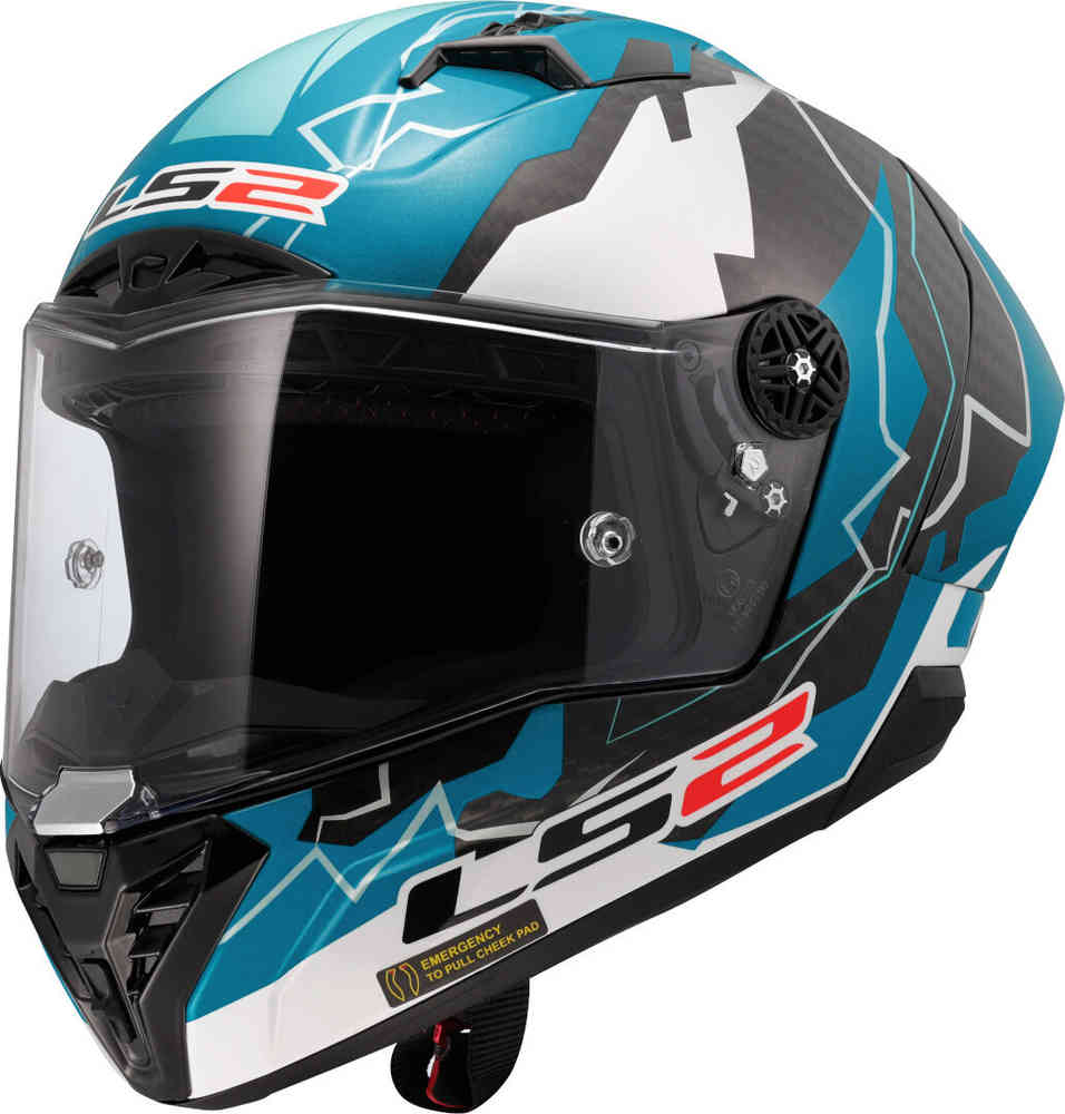 LS2 FF805 Thunder GP Huertas Replica Carbon Шлем