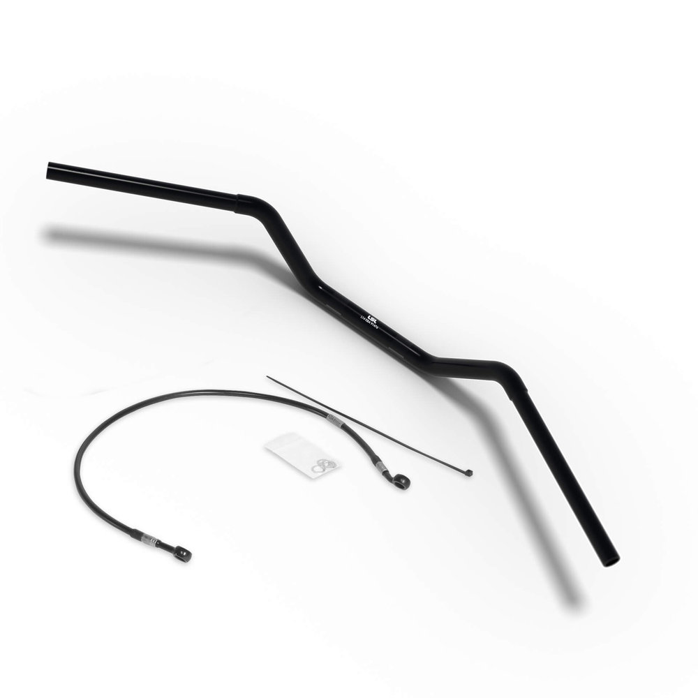 HIGHSIDER pro 车把套件 Flat Track L14， Ø25.4 mm 带刹车线， H-D Nightster， 22-