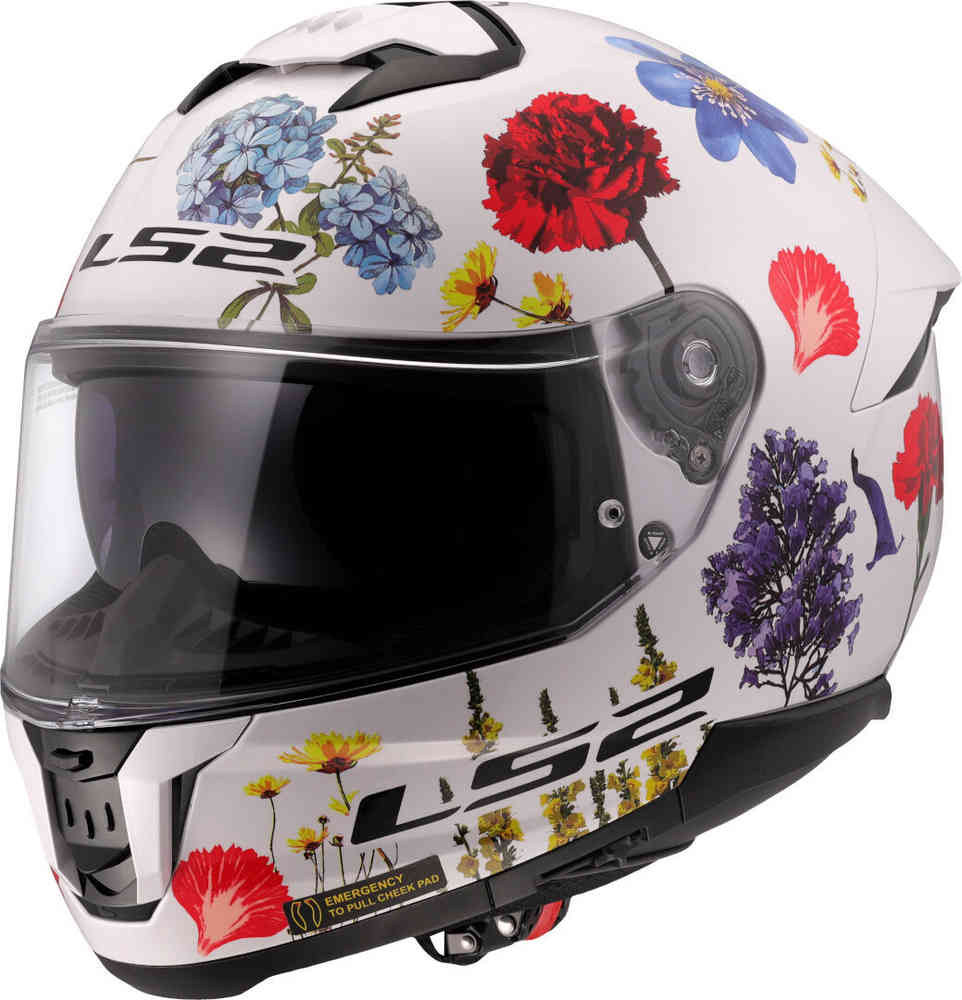 LS2 FF808 Stream II Flowers Шлем
