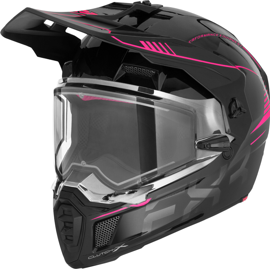 FXR Clutch X Pro Шлем для снегохода Черный матовый/Розовый XS (53/54) 