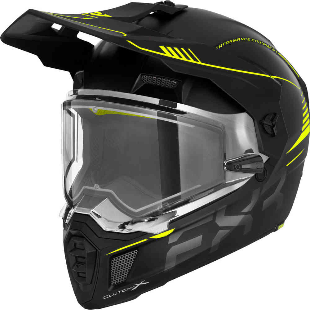 FXR Clutch X Pro Шлем для снегохода Черный матовый/Желтый XXS (51/52) 