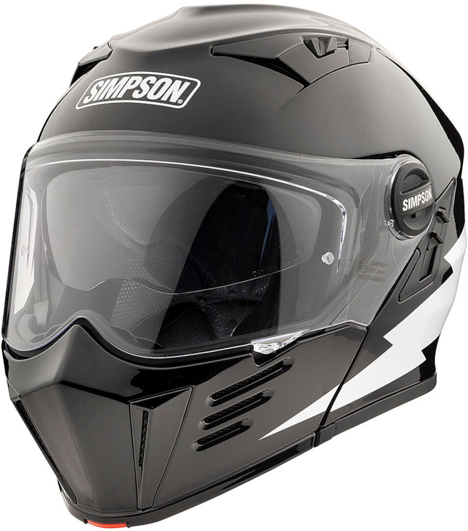 Simpson Darksome Hellfire Flip-Up 頭盔