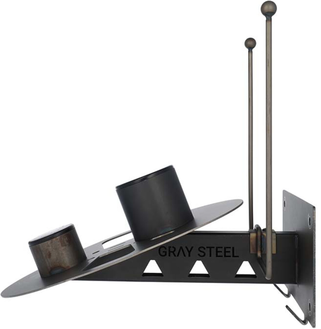 Gray Steel X7 Motorcycle Wardrobe, grey-image-762226514