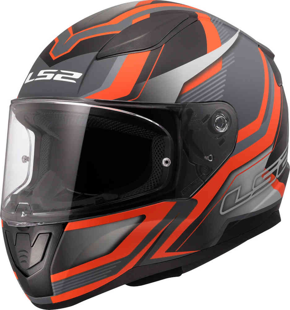LS2 FF353 Rapid II Flitz Шлем Серый матовый/оранжевый XS (53/54) 