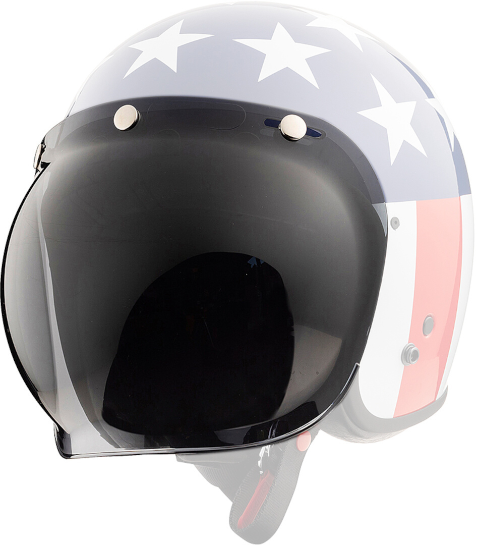 Simpson Chopper Bubble Visière, gris