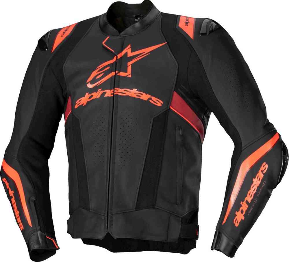 Alpinestars Missile Ignition V3 перфорированная мотоциклетная кожаная куртка Черный/Красный 44 