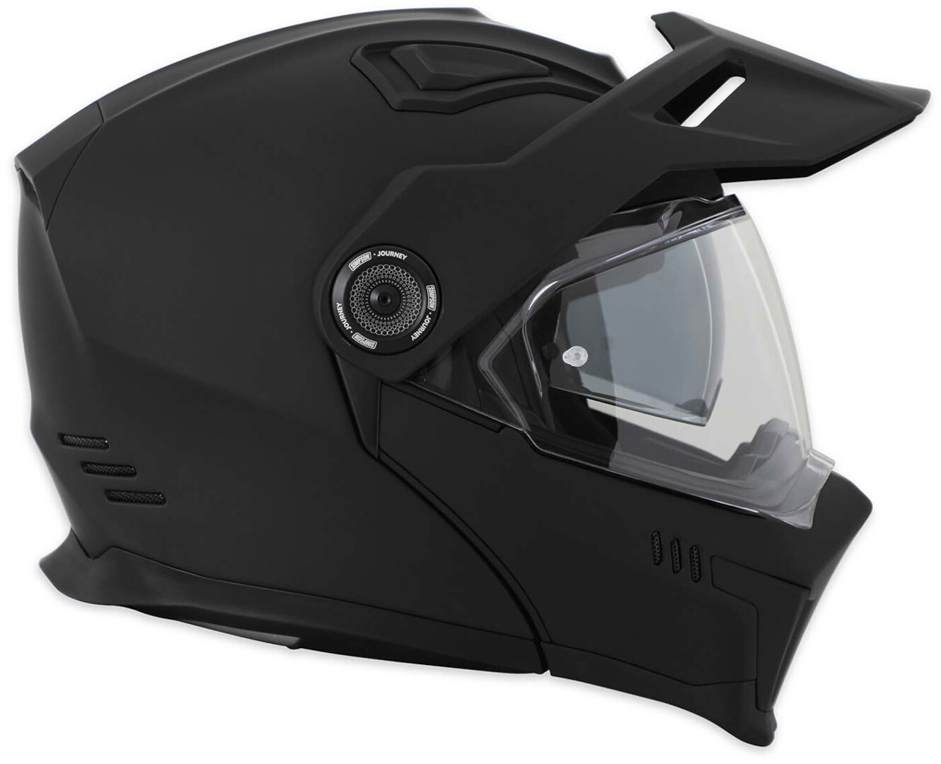Simpson Journey Solid Casque de motocross, noir, taille 2XL pour Hommes
