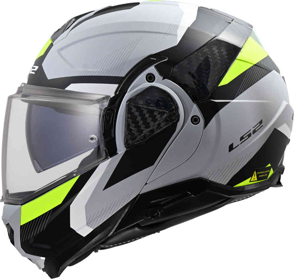 LS2 FF910 Advant II Triple Шлем Серый матовый/неоново-желтый XS (53/54) 