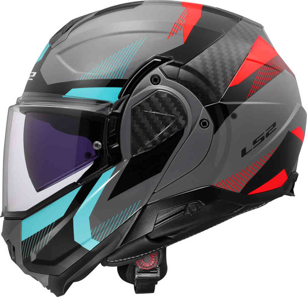 LS2 FF910 Advant II Triple Шлем серый/синий/красный XS (53/54) 