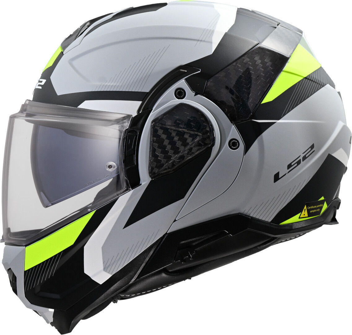 LS2 FF910 Advant II Triple Шлем Серый матовый/неоново-желтый XXS (51/52) 