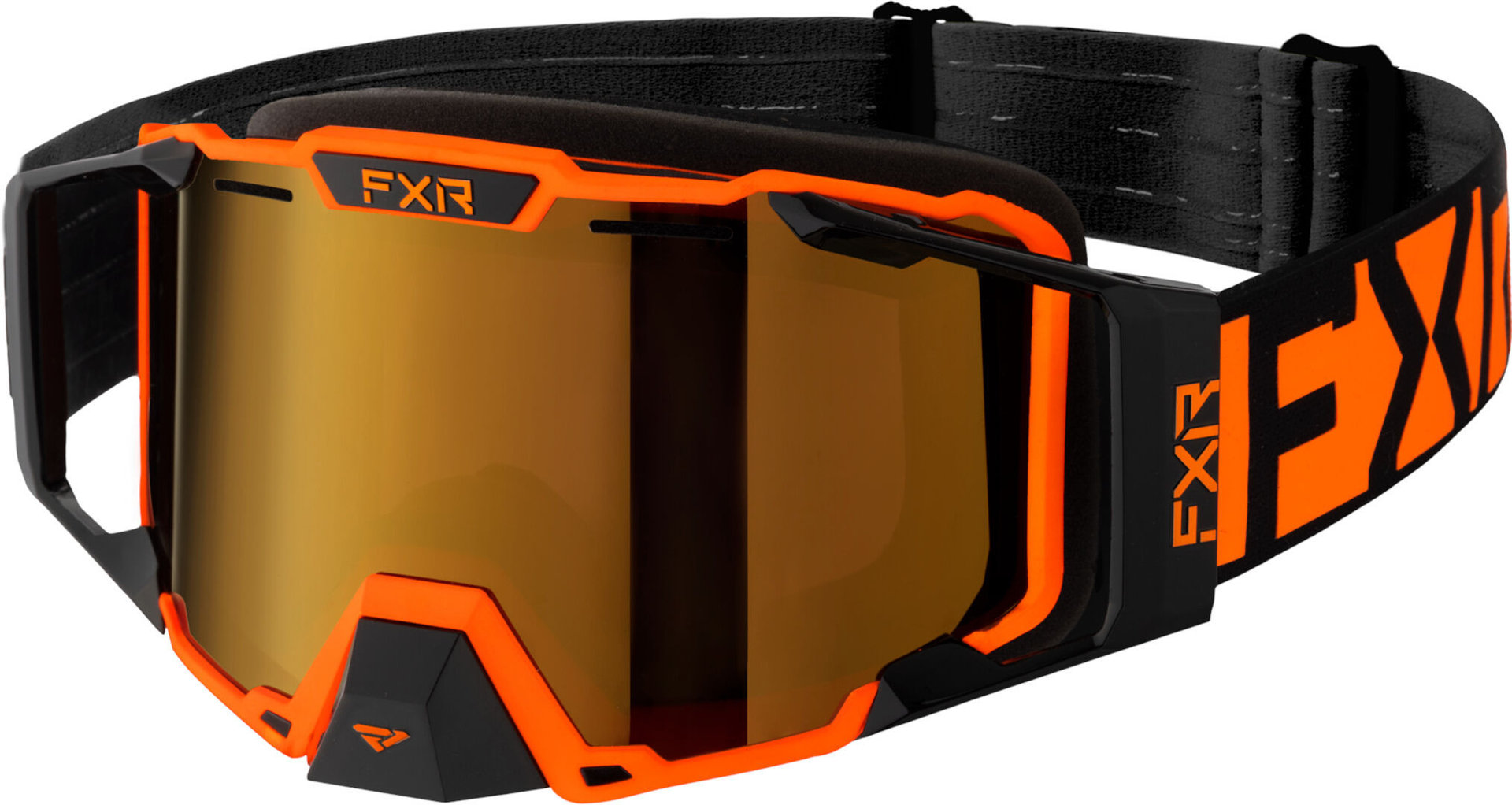 FXR Combat Frame Snowmobil Brille, schwarz-orange für Männer