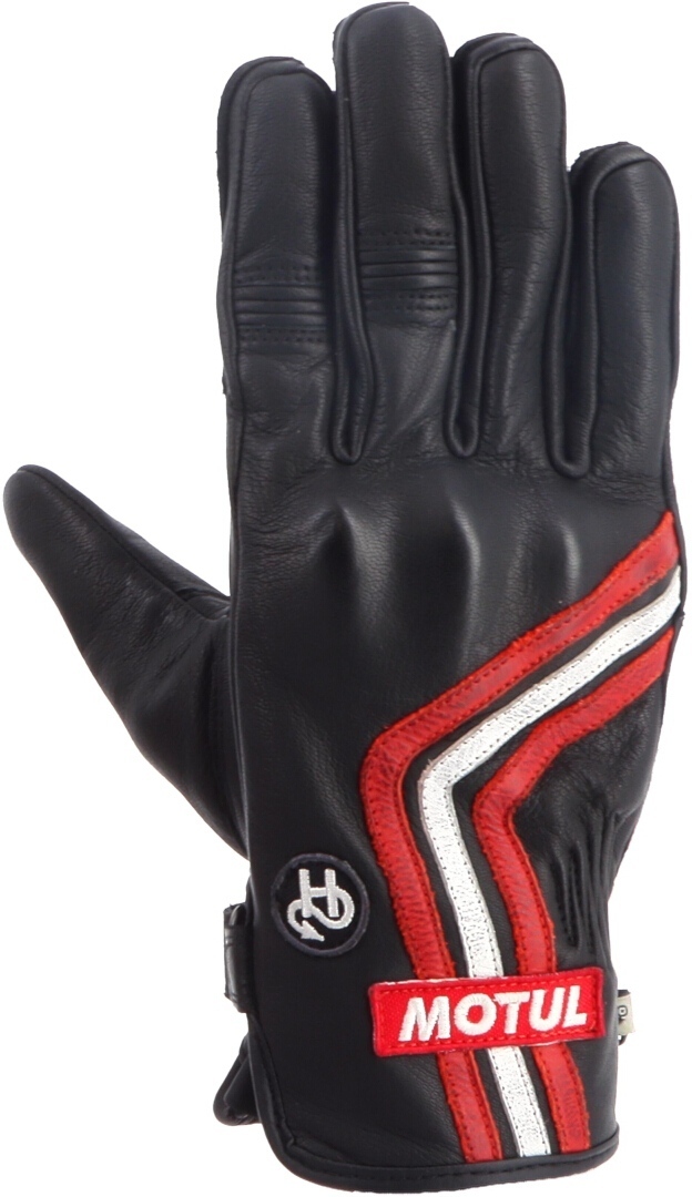 Helstons Motul Petrol Motorrad Handschuhe