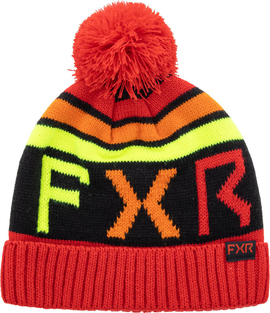 FXR Helium 2025 Beanie, rouge-jaune pour Hommes