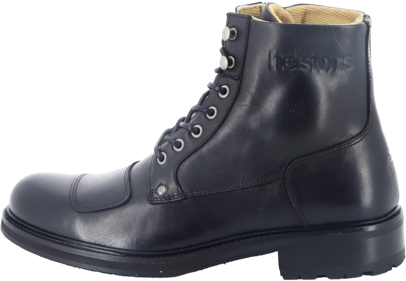 Helstons Prairie Motorrad Stiefel, sort, størrelse 44 til mand