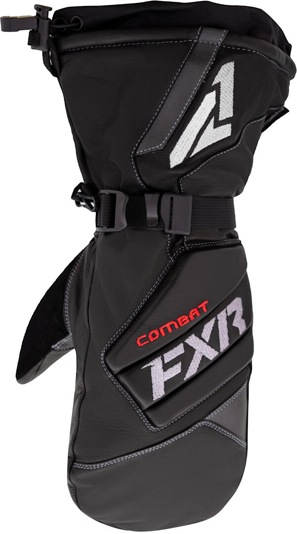 FXR Combat Leather Mitt Gants de motoneige, noir, taille XS pour Hommes