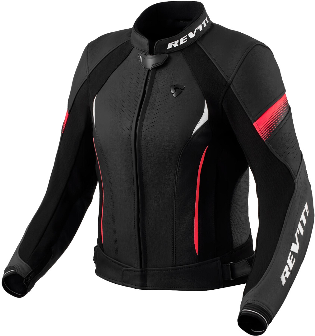 Revit Xena 4 Ladies Женская мотоциклетная кожаная куртка Черный/Розовый 38 