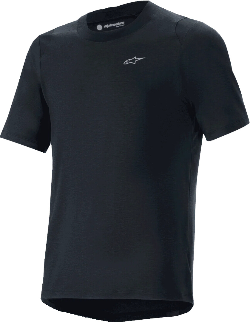 Alpinestars A-Dura Dri Wool Short Sleeve Bicycle Jersey, black, Size L for Men-image-1105769574