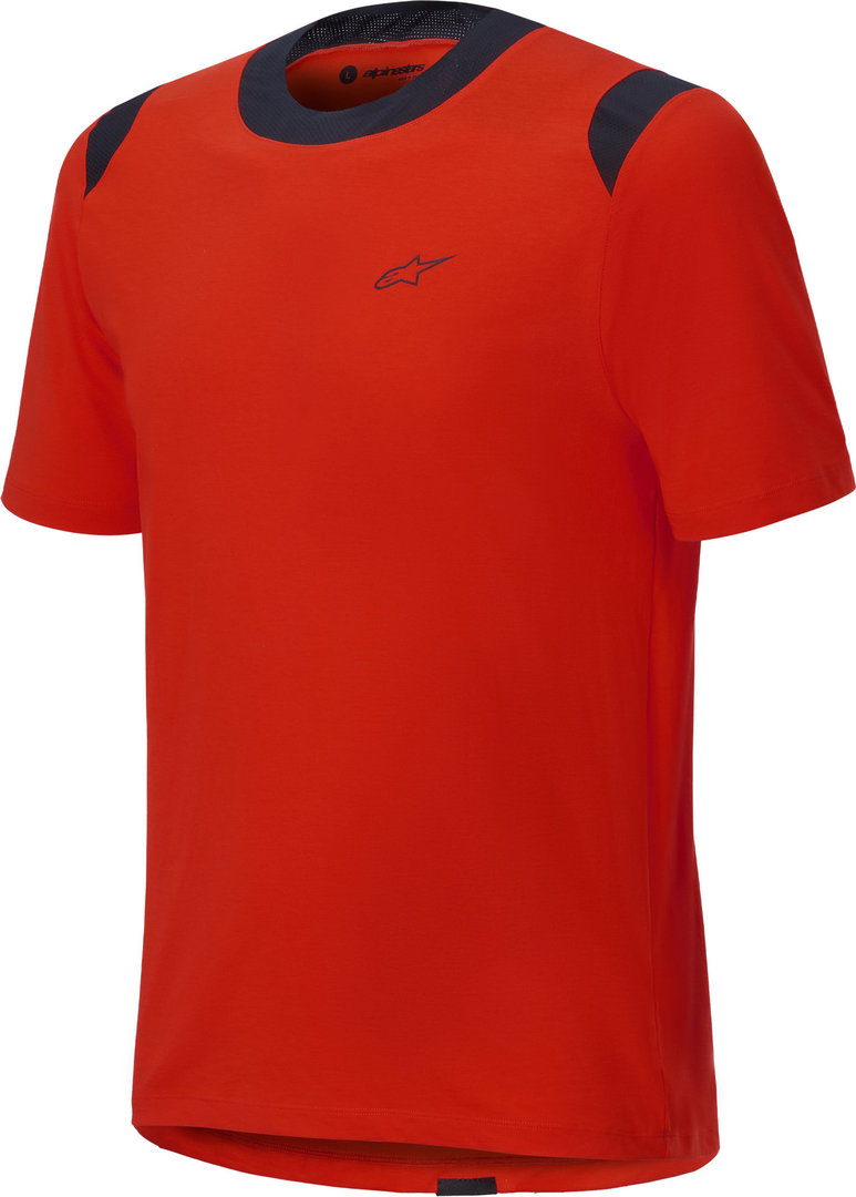 Alpinestars A-Dura Dri Wool Short Sleeve Bicycle Jersey, orange, Size M for Men-image-1073156542