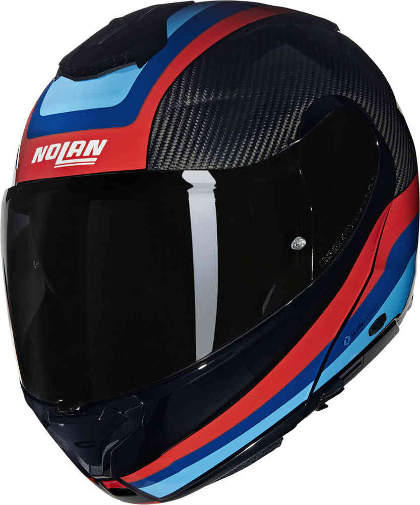Nolan X-1005 Ultra Carbon Gran Tour N-Com Шлем Черный/Красный/Синий XL (62) 