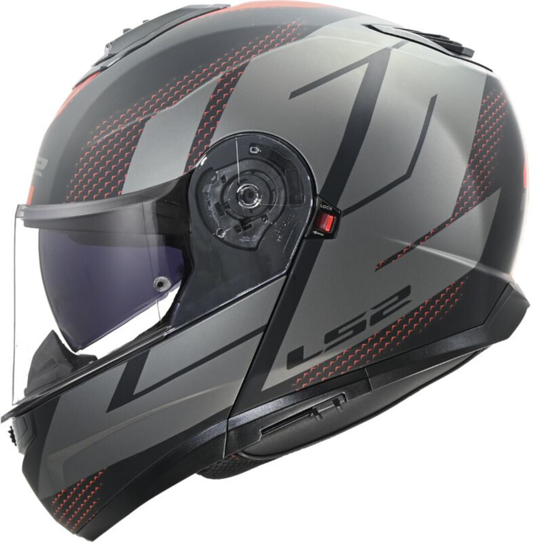 LS2 FF908 Strobe II Code Шлем Черный матовый/Серый XS (53/54) 