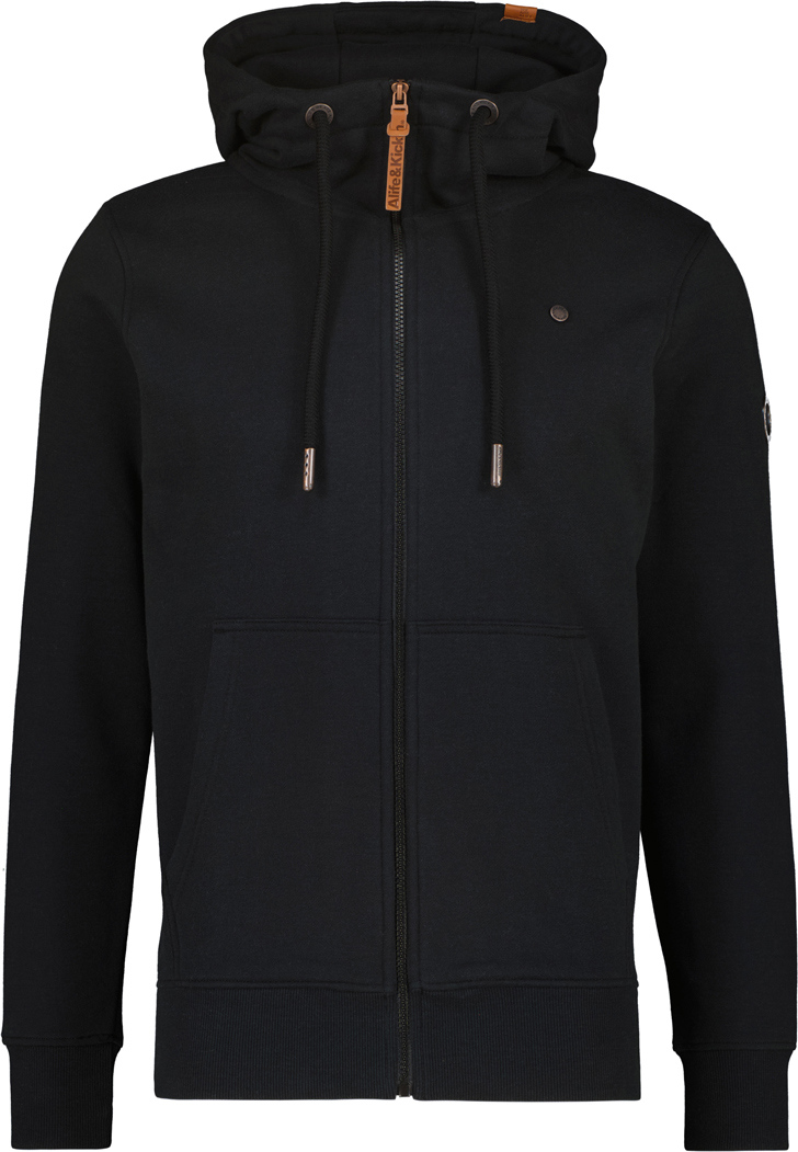 Alife And Kickin TrasherAK A Zip Hoodie Sweat à capuche zippé, noir, taille S pour Hommes