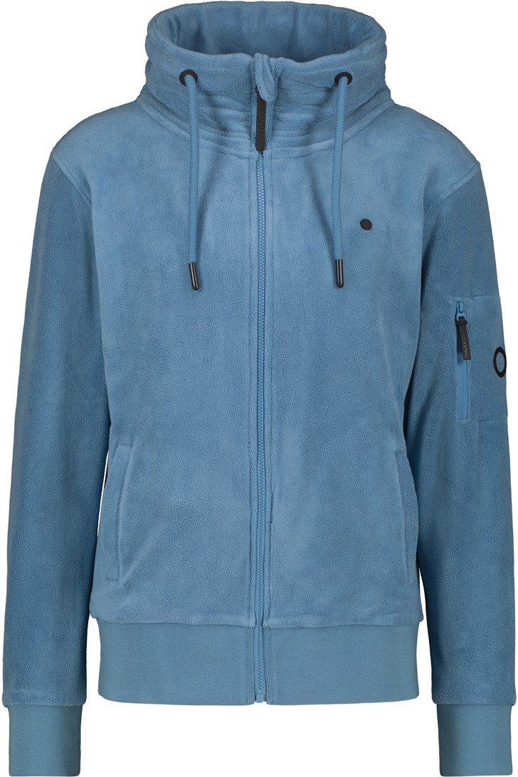 Alife And Kickin EliasAK F Fleece Sweatshirt met rits, blauw, afmeting XL voor man