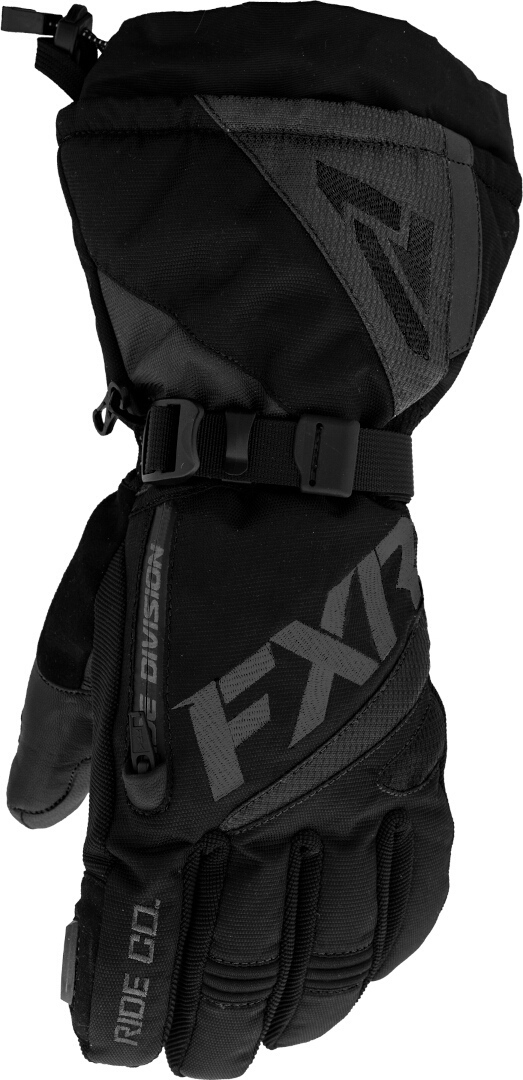 FXR Fusion Ladies Snowmobil Handschuhe, schwarz-grau, Größe L für Frauen