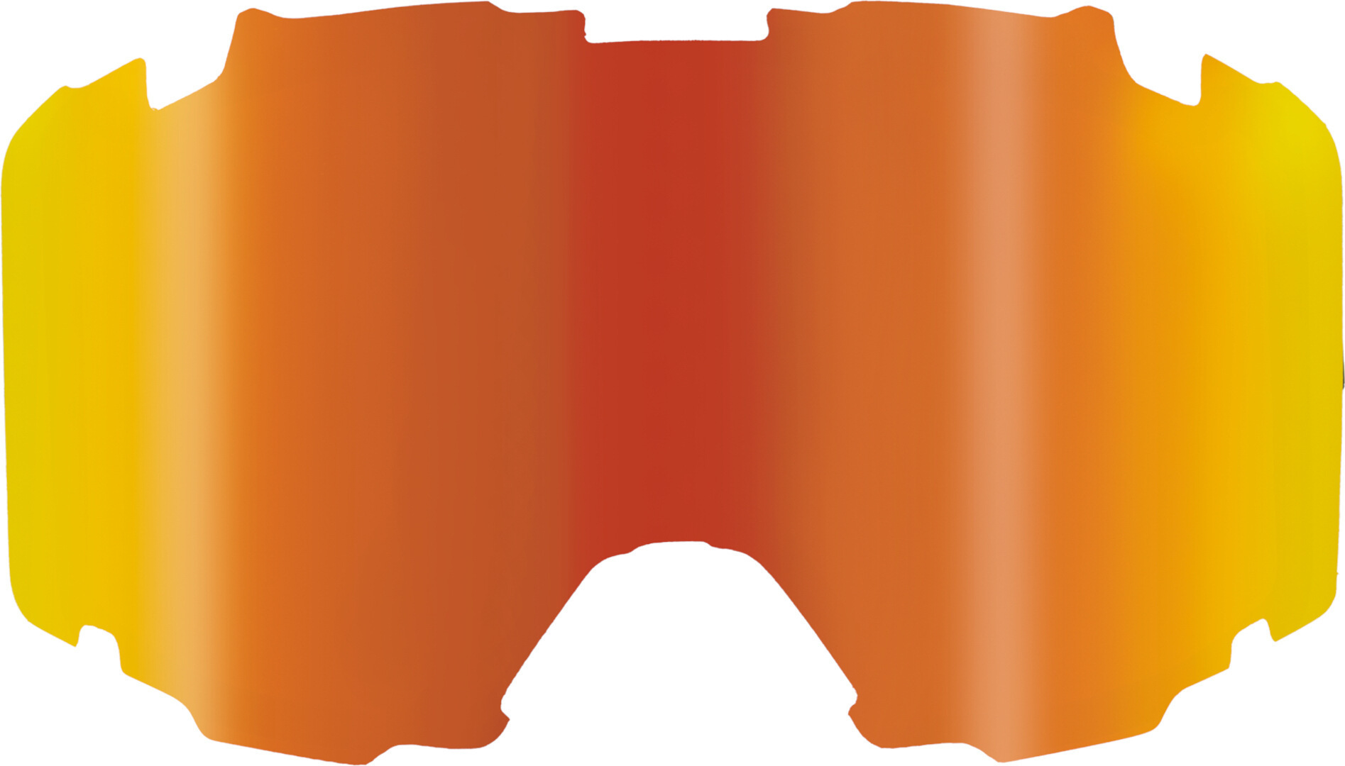 FXR Combat Clearidium Lentille de remplacement miroir, rouge-jaune-orange pour Hommes