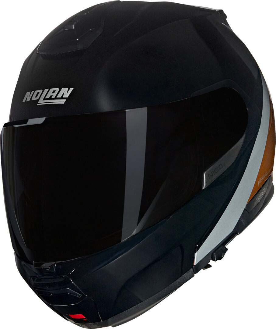 Nolan N100-6 Verniciatura Speciale N-Com Шлем черный/охра S (56) 