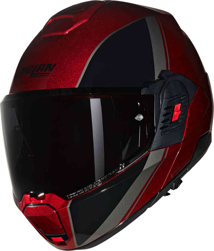 Nolan N120-1 Verniciatura Speciale N-Com Шлем Красный/Черный XXS (54) 