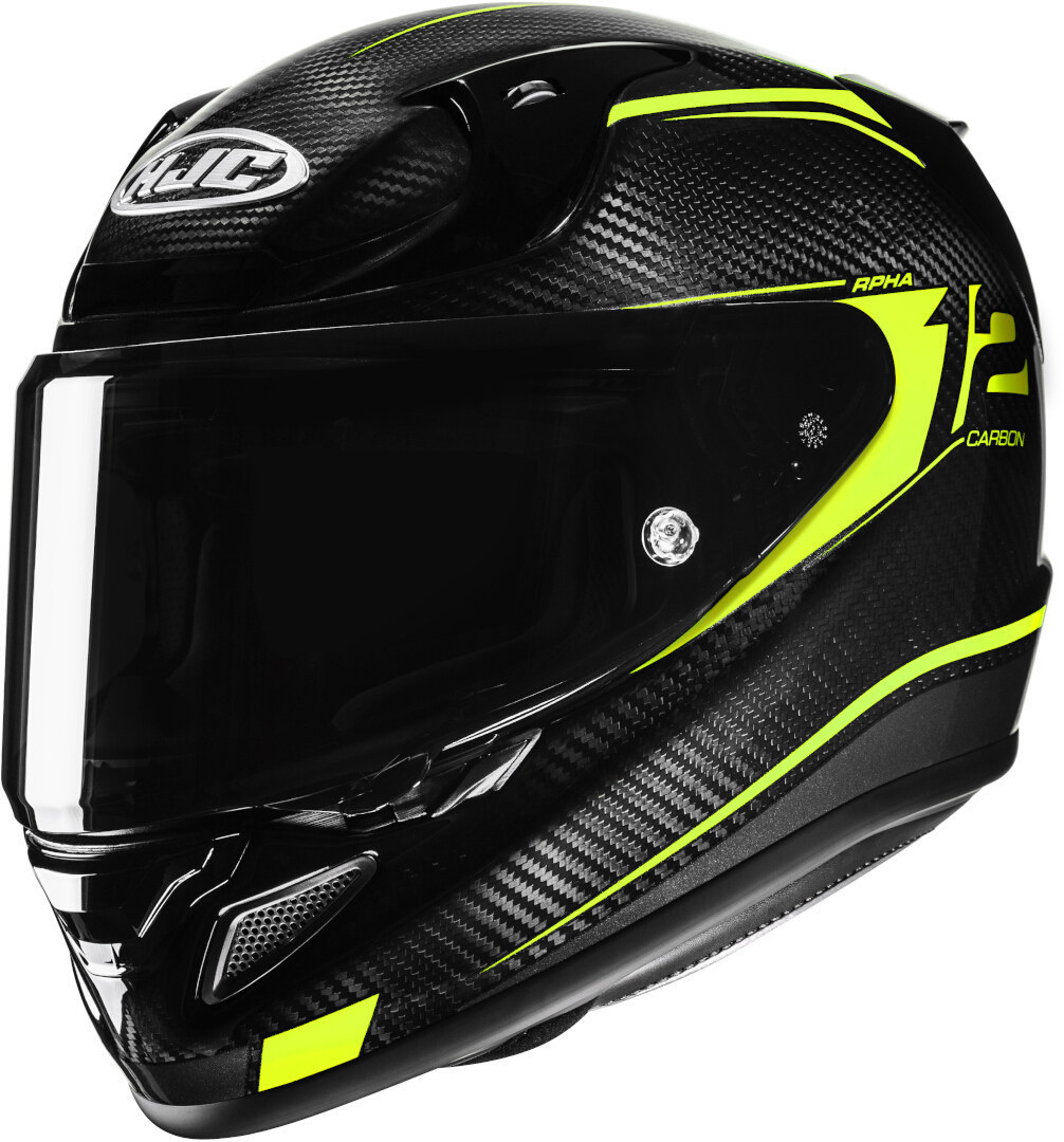 HJC RPHA 12 Carbon Keres Шлем Черный/Желтый S (55/56) 