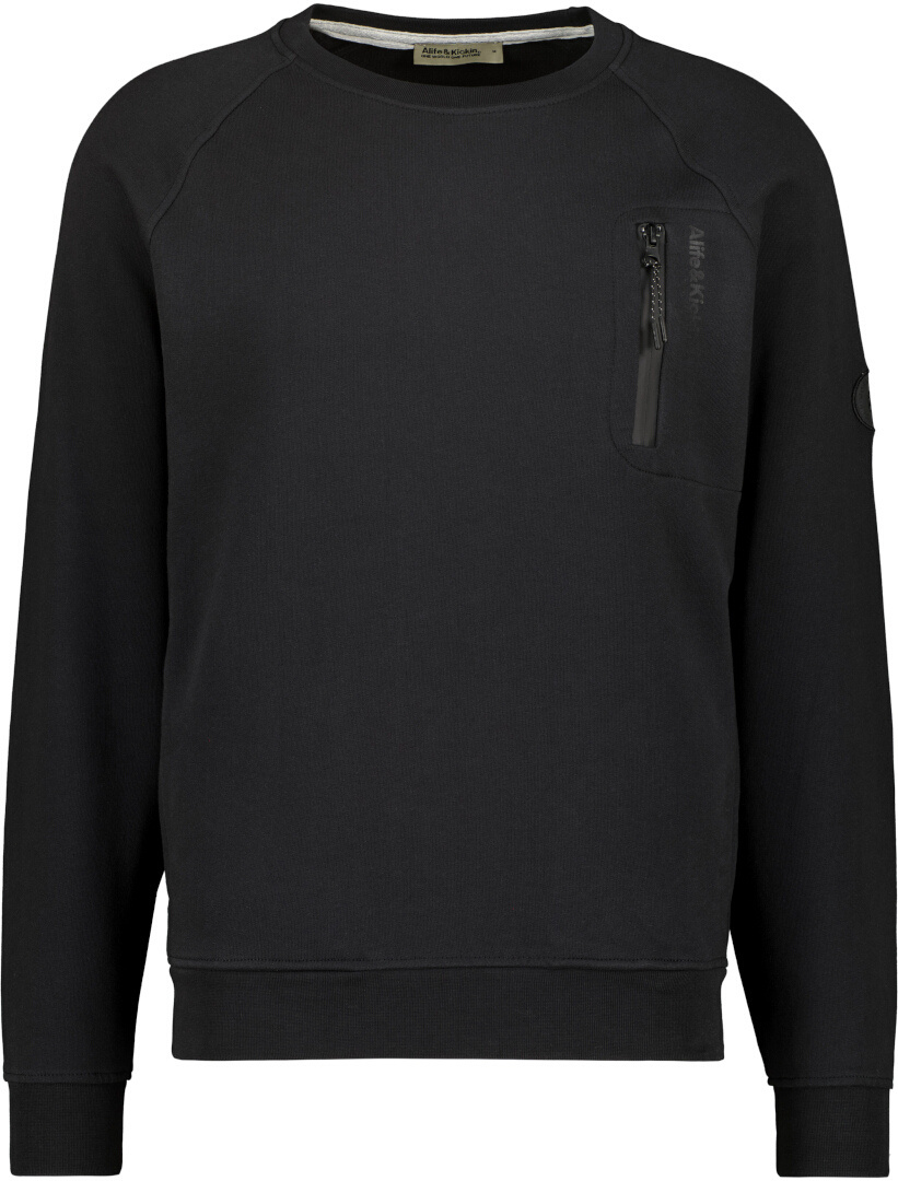 FabioAK Un French Terry Sweat-shirt, noir, taille XL pour Hommes